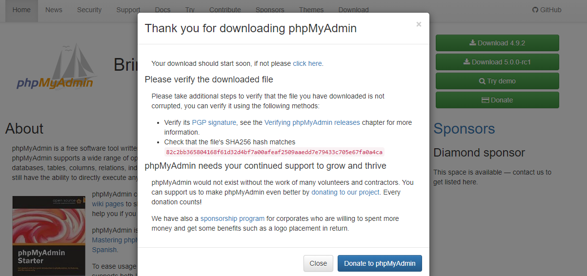 phpMyAdmin  phpMyAdmin mysql 디비접속 디비웹접속 