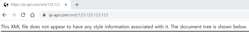 ip-api  ip 아이피 위치정보 api 