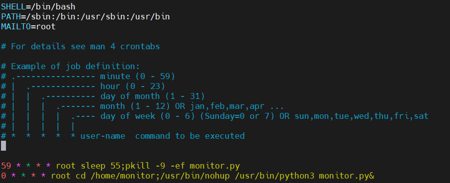 리눅스에서 파이썬 프로그램 작동시키기 리눅스 파이썬 크론탭 프로그램실행