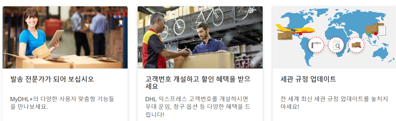 DHL 택배 배송 포장