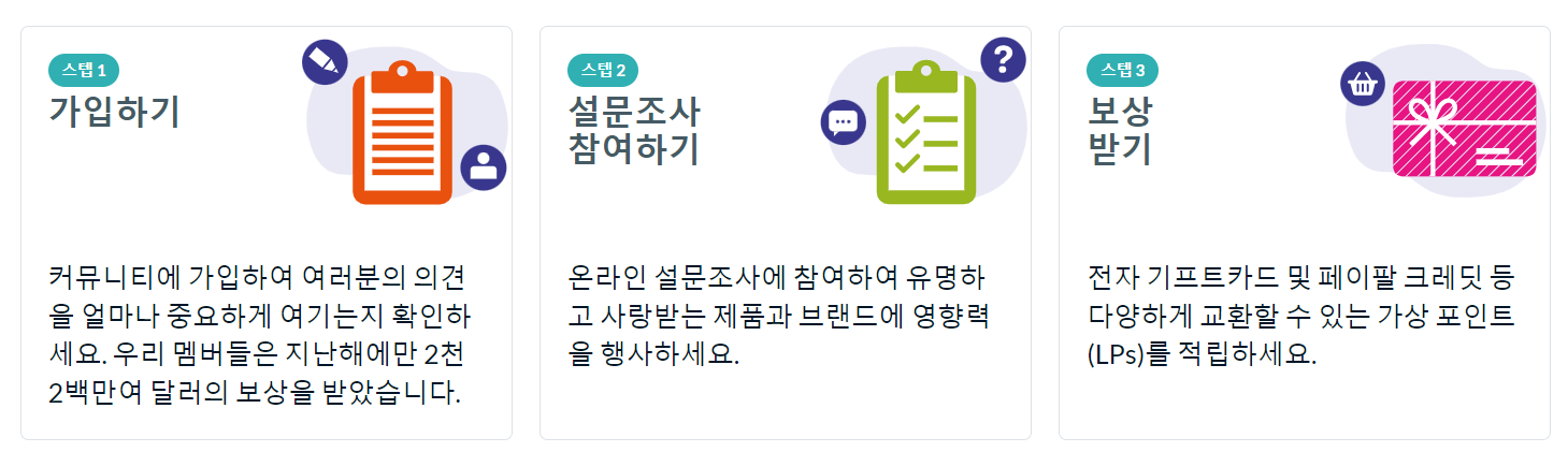 라이프포인트 설문조사 여론조사 설문 여론